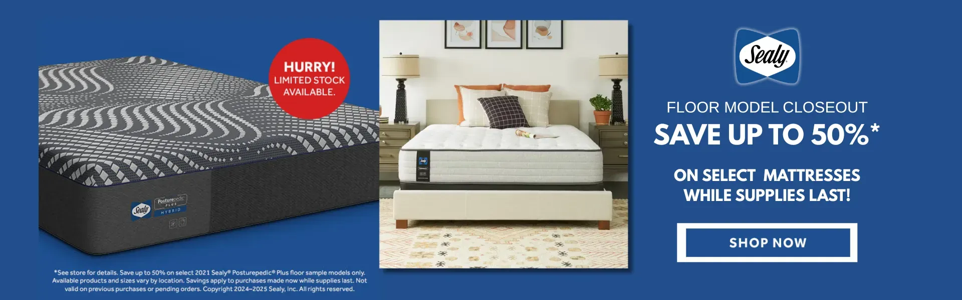 Sealy Floor Model Closeout